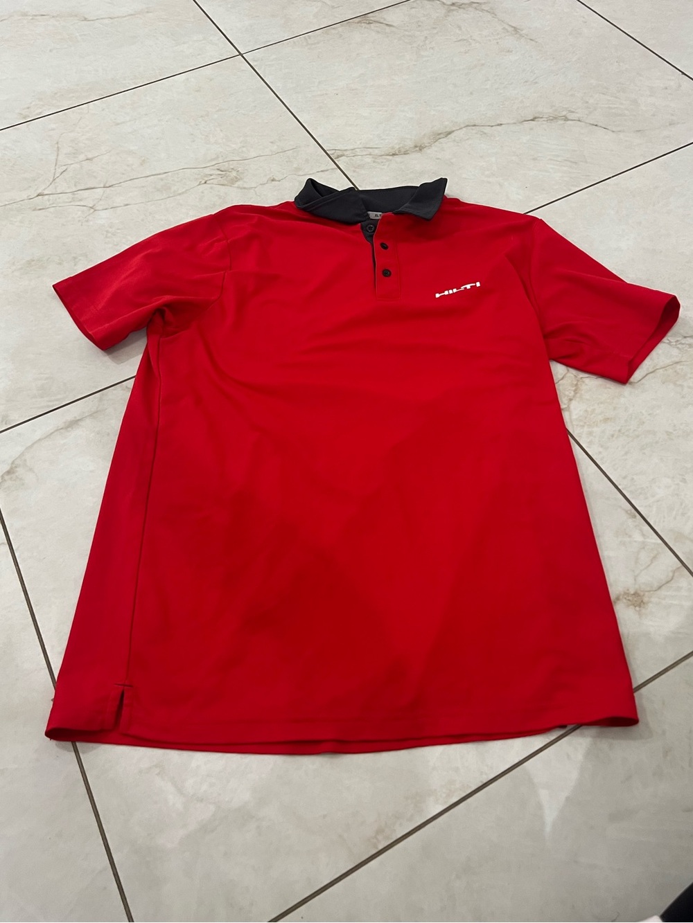 Hilti Red Polo Shirt Size XLT